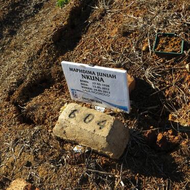 NKUNA Maphdima Juniah 1938-2012