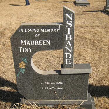 NSIBANDE Maureen Tiny 1958-2001
