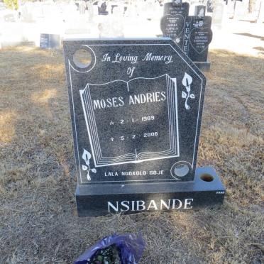 NSIBANDE Moses Andries 1969-2006