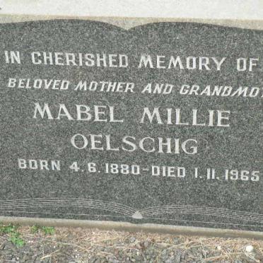 OELSCHIG Mabel Millie 1880-1965