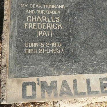 O'MALLEY Charles Frederick 1910-1957