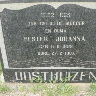 OOSTHUIZEN Hester Johanna 1882-1967