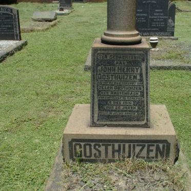 OOSTHUIZEN John Henry -1916