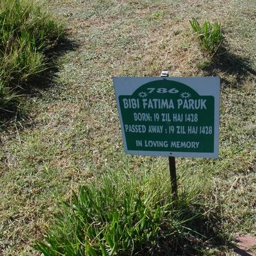 PARUK Bibi Fatima