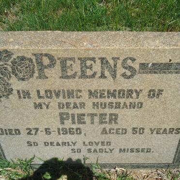 PEENS Pieter -1960