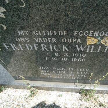 PETTIT Frederick William 1910-1968