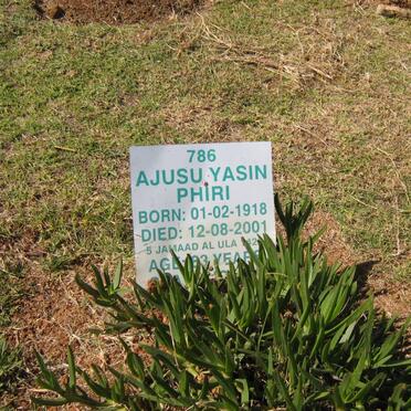 PHIRI Ajusu Yasin 1918-2001