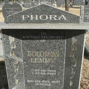 PHORA Solomon Lemmy 1960-2002