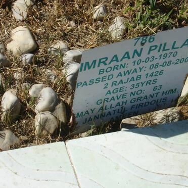 PILLAY Imraan 1970-2005