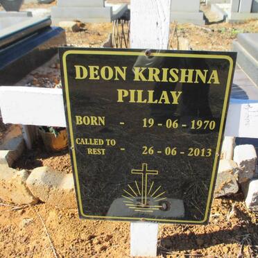 PILLAY Deon Krishna 1970-2013