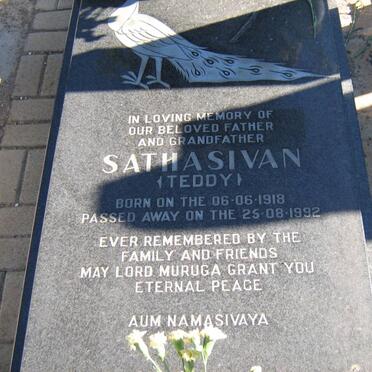 PILLAY Sathasivan 1918-1992