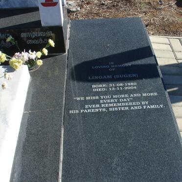 PILLAY Athemoolam 1924-1983 :: PILLAY Soobramoniam 1951-2005 :: PILLAY Amravathie 1928-2002 :: PILLAY Lingam 1980-2004