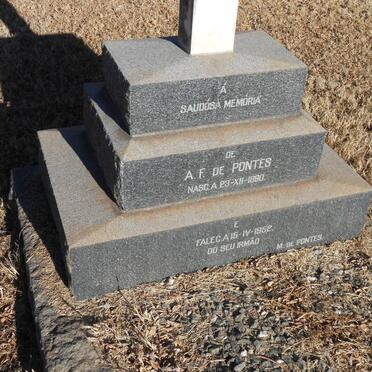 PONTES A.F., de 1890-1952