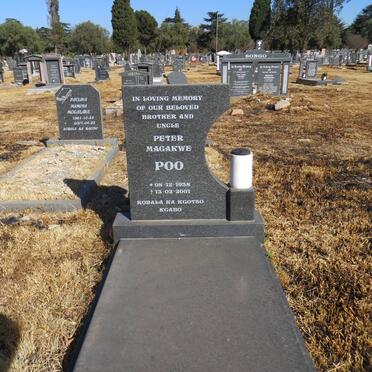 POO Peter Magakwe 1938-2001