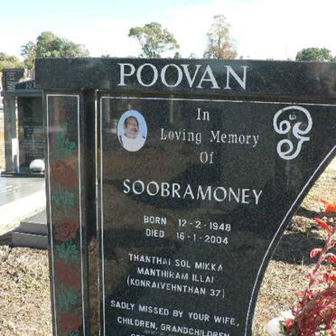 POOVAN Soobramoney 1948-2004