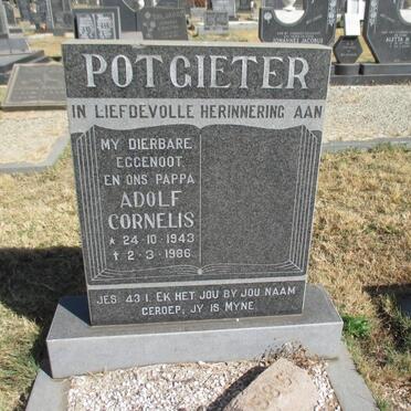 POTGIETER Adolf Cornelis 1943-1986