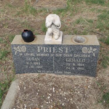 PRIEST Susan 1952-1957 :: PRIEST Gerald 1960-1960