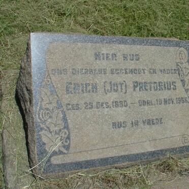 PRETORIUS Erich 1880-1956