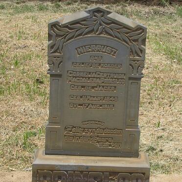 PRINSLOO Cornelia Gertruida Magdalena nee DE JAGER 1849-1919