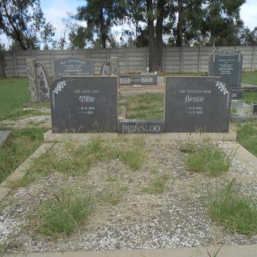 PRINSLOO Willie 1908-1957 &amp; Bessie 1908-1968