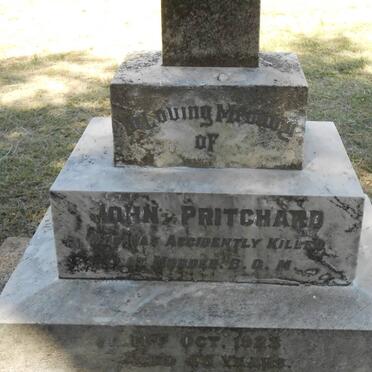PRITCHARD John -1923