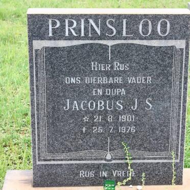 PRINSLOO Jacobus J.S. 1901-1976