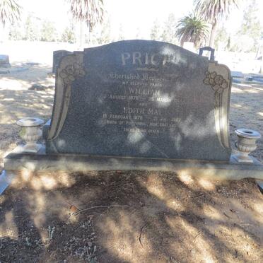 PRICE William 1876-195? &amp;  Edith May 1878-1952