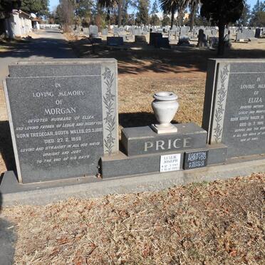 PRICE Morgan 1881-1958 &amp; Eliza 1891-1985 :: JOSEPH Leslie 1915-1993 :: PRICE Egerton Morfydd 1923-2003