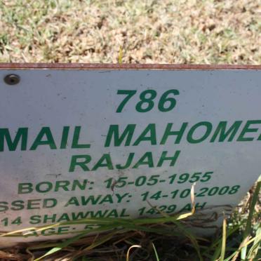 RAJAH Ismail Mahomed 1955-2008