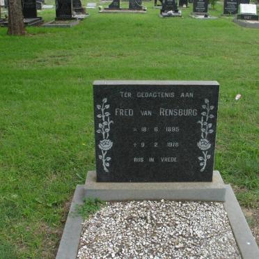 RENSBURG Fred, van 1895-1978