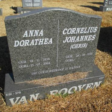 ROOYEN Cornelius Johannes, van 1930- &amp; Anna Dorathea 1930-2004