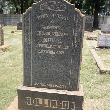 ROLLINSON Henry Reginald -1942