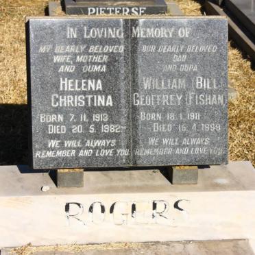 ROGERS William Geoffrey 1911-1999 &amp; Helena Christina 1913-1982