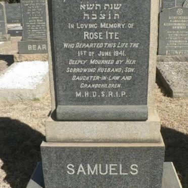 SAMUELS Rose Ite -1941