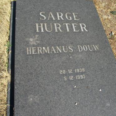 SARGE HURTER Hermanus Douw 1938-1993