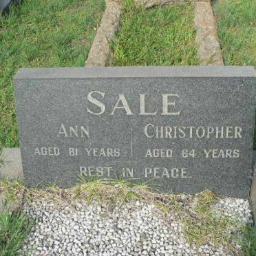 SALE Christopher &amp; Ann