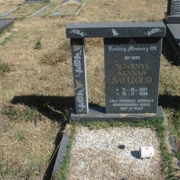 SAYIZOLO Ngwenya Sannah 1921-1996