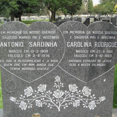 SARDINHA Antonio 1909-1976 &amp; Carolina RODRIGUES 1915-1989