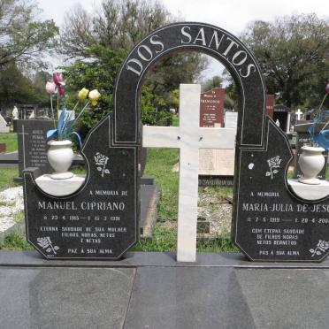 SANTOS Manuel Cipriano, dos 1915-1991 &amp; Maria-Julia De-Jesus 1919-2004