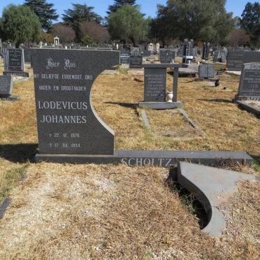 SCHOLTZ Lodevicus Johannes 1926-1994