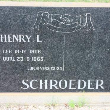 SCHROEDER Henry L. 1908-1965