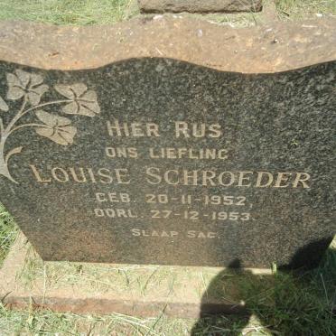 SCHROEDER Louise 1952-1953