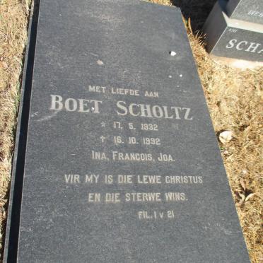 SCHOLTZ Boet 1932-1992