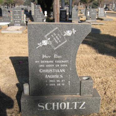 SCHOLTZ Christiaan Andries 1923-1994