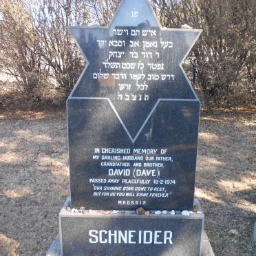 SCHNEIDER David -1974