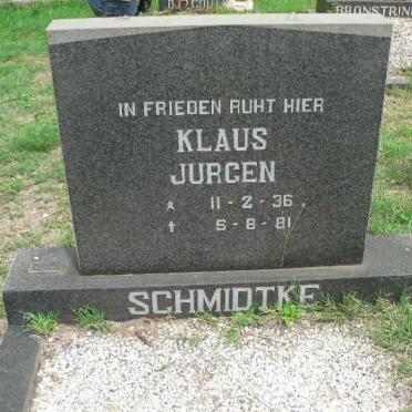 SCHMIDTKE Klaus Jurgen 1936-1981
