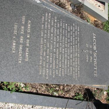 SCHUTTE Jacob 1961-1994
