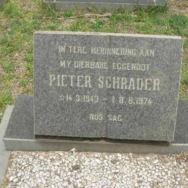 SCHRADER Pieter 1943-1974