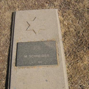SCHNEIDER M. -1920