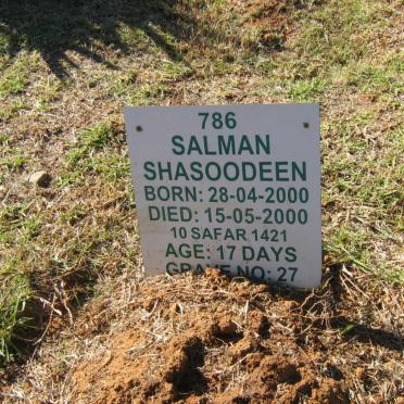 SHASOODEEN Salman 2000-2000